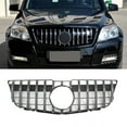 thumbnail image 2 of Grilles ABS pour Mercedes-Benz GLK Class X204 GLK260 GLK300 GLK350 2008-2012 Pare-Chocs avant Capuche Réglage Course, 2 of 7
