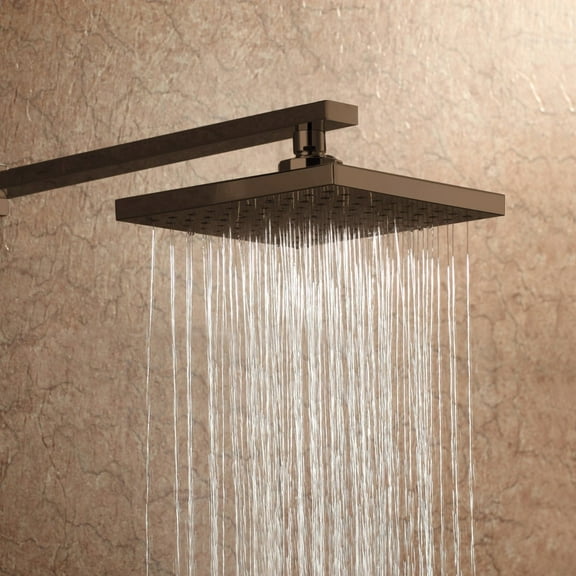 Juno Oil Rubbed Bronze Square LED Rainfall Shower Head