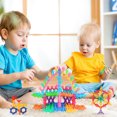 thumbnail image 5 of Lemical Kids 480 Pcs Building Toys Construction Plum Building Blocks Stem Toys Building Discs Sets DIY Interlocking Kits 3D Intelligence Educational Stacking creative Toys Boys Girls Birthday Gift, 5 of 7