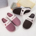 thumbnail image 6 of ZTTD Ladies Home Warm Cotton Slippers Winter Home Cotton Slippers Fashion Cute Printing Warm Slippers Casual Home Shoes Pink, 6 of 9