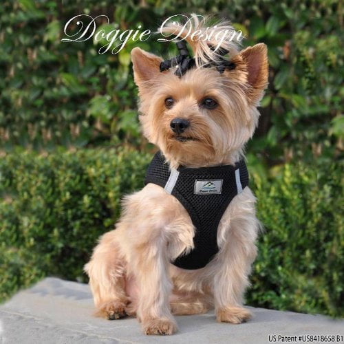 Doggie Design American River Ultra Choke Free Dog Harness Black / Small