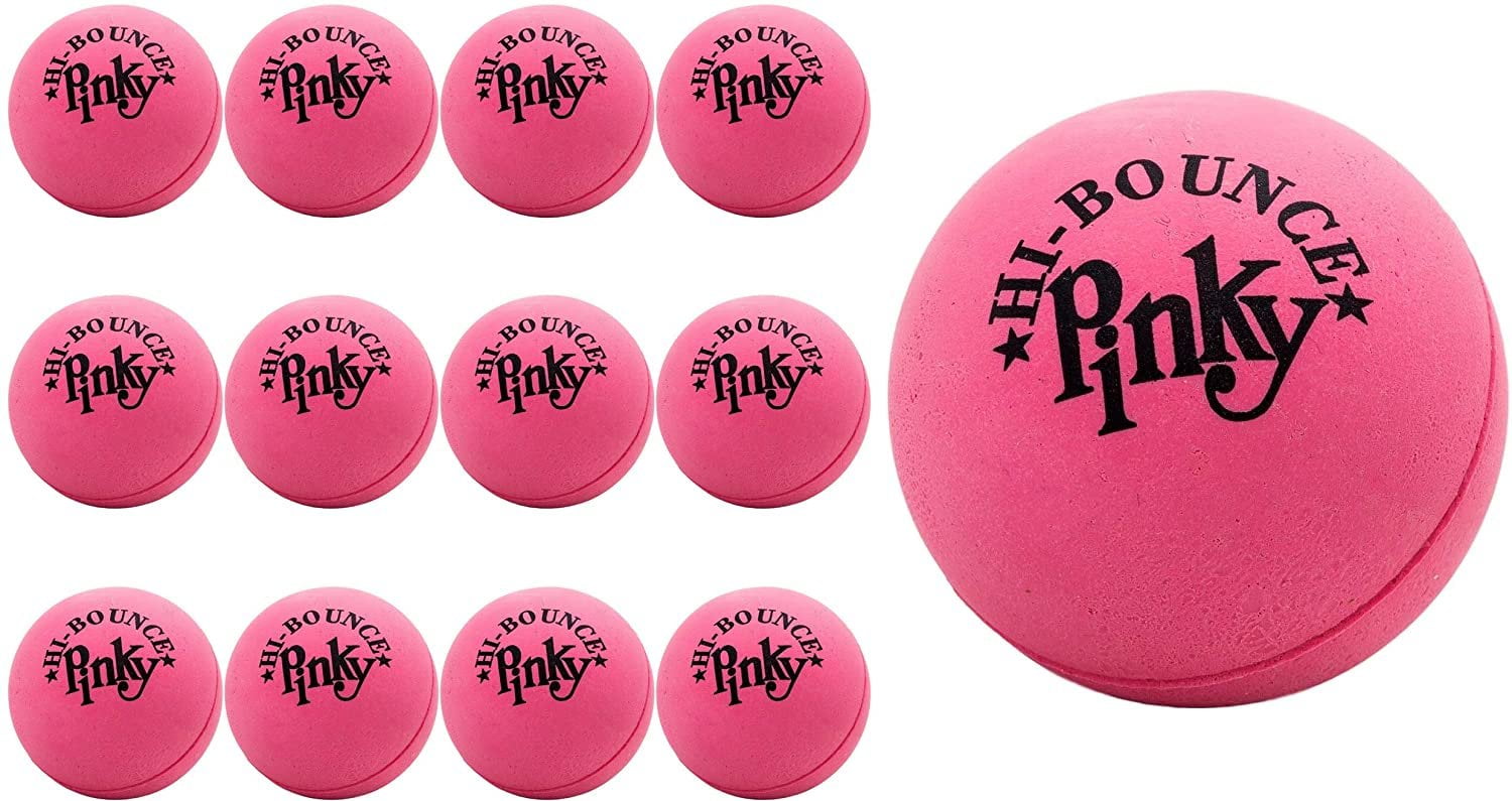 Rhode Island Novelty 2.5 Inch Pink Rubber High Bounce Balls 12 Count 