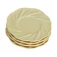 thumbnail image 1 of 4 Pcs Mini Bol Assiette Jeu de Simulation Maison de Poupée Miniatures Vaisselle Échelle 1 6 1 12 Jaune Clair, 1 of 8