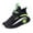 Green, variant on Kids Boys Running Shoes, Lightweight Breathable High Top Sports Sneakers, Non-Slip Lace-Up School Shoes (Red, 11.5-12 Years)
