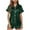 Green, variant on Viikei Halloween Pajamas for Women Set Christmas Pajamas Womens Fashion Home Wear Pajamas Women Two-Piece Suit Short Sleeve Pants Pajama Set Homewear