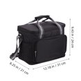 thumbnail image 2 of BEADCEST 1Ud Bolsa Picnic Con Aislamiento Térmico Interior Peva Y Exterior Resistente Color Negro, 2 of 6