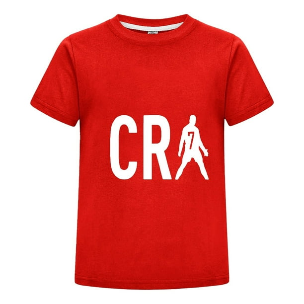 Camiseta Infantil CR7 para Niño Niña | Ropa de Verano con Diseño y Estilo Futbolero