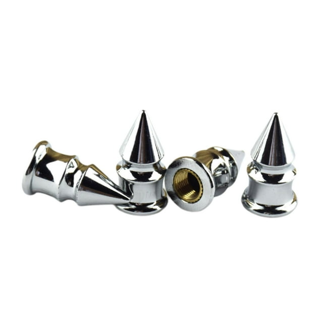 Almencla 4 Pieces Tire Valve Stem Cover Dustproof Cover for Motorcycle Gift Auto