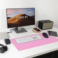 thumbnail image 6 of Pofeuu Pink Print Mouse Pad,Rubber, Multipurpose Comfortable Waterproof Mousepad Desk Mat for Gamer Office Home, 6 of 8