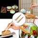 thumbnail image 2 of Pinzas de bambú para utensilios de cocina, pinzas de bambú reutilizables para tostadas, kimchi, frutas y té, 3 piezas, 18 cm, 2 of 5