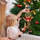 thumbnail image 2 of Campana de Navidad colgante, 4 Uds., colgante de campana, adorno para árbol, pajarita, Papá Noel Rojo Verde Cocina, Decoración y Otros, 2 of 5