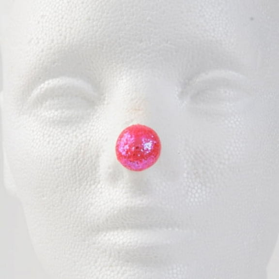 Jim Howle Clown Nose Tips - Round Size C Pink Sparkle (Penny)