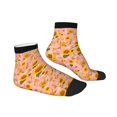 thumbnail image 6 of Salouo Plaid Sunflower Pattern Unisex Middle Tube Socks,Middle-Finger Knee High Socks Over The Calf Tube Stocking Crew Stockings for Women and Men Tube Socks, 6 of 8