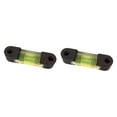 thumbnail image 2 of DYNWAVECA 2Pcs Small Bubble Level Spirit Level Construction Level Rectangle for Turntables Wall Clocks TVs Camera 3 Line, 2 of 9