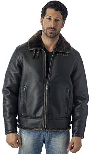 mens leather jacket 2x
