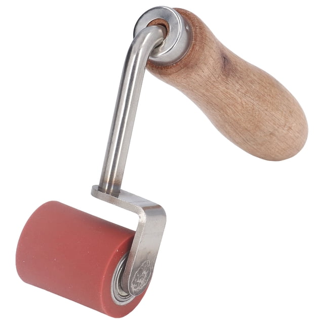 Rouleau de papier peint en silicone - Environ 4,3 cm de large - Résistant à l'usure - Durable - Double direction - Poignée ergonomique
