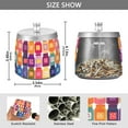 thumbnail image 2 of Yayeee Ashtray with Lid for Cigarette Smokeless Stainless Steel Home Ash Holder, Colorful Jars, 2 of 7