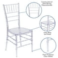 thumbnail image 6 of Flash Furniture Flash Elegance Crystal Ice Blue Stacking Chiavari Chair, Set of 2, 6 of 14