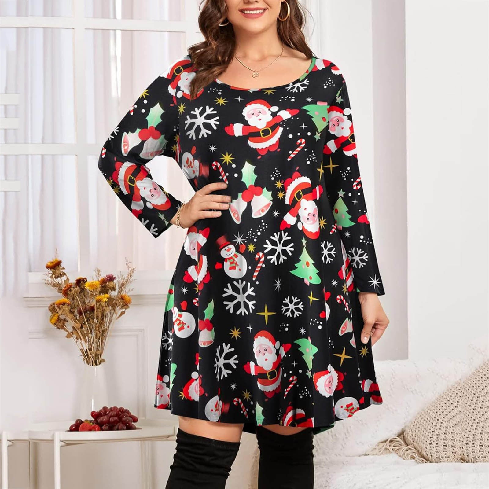 plus size christmas dress