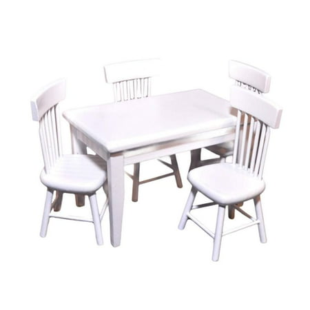Melody Jane 5 pc Table/Chair Set White
