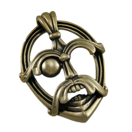 Bronze Odin 3D Three Dimensional Pendant