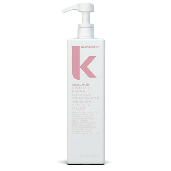 KEVIN.MURPHY ANGEL.WASH - Restorative Shampoo - For Fine Coloured Hair - Colour-Safe Shampoo - With Vitamins & Antioxidants - Sulphate & Paraben Free - 1 L / 33.6 fl oz