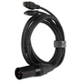 thumbnail image 4 of Reemplazo del cable de auriculares, Balance de auriculares Cable de actualización 4 pin xlr detalle masculino sonido transparente para hd650 para hd580 para hd58x, 4 of 7
