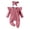 Light Purple-NQ2OQ, variant on JFOPQVSM Baby Clothes: Comfortable Soft Breathable Cute Long Sleeved Bodysuit with Slanted Front Button Design and Lace Neckline