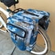 thumbnail image 2 of Bolsa de alforja doble impermeable para bicicleta, portaequipajes trasero, maletero, asiento trasero de motocicleta Azul, 2 of 7