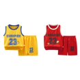 thumbnail image 1 of (2-Pack) Rinsvye Youth Basketball Shorts Set Sport Team Top Mesh Athletic Gym Wear Reversible Tank Performance Shirt Training Kits Sports Dress, 1 of 3