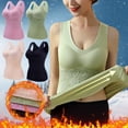 thumbnail image 2 of Thermal Underwear Womens Ultra Soft Suit Winter Seamless Heat Velvet Thermal Vest Slim Base Layer Lace Sling Cold Protection, 2 of 6
