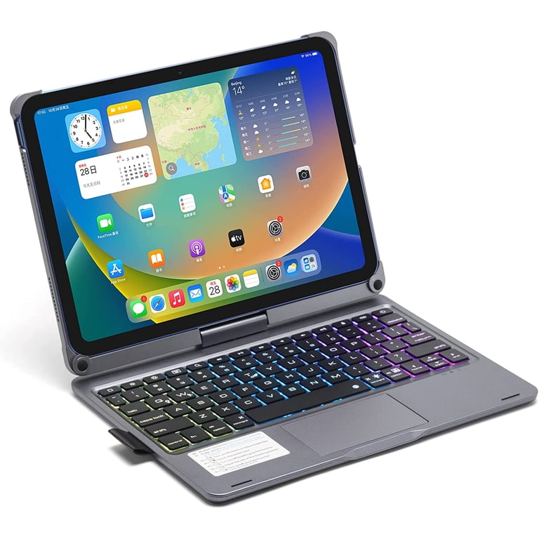 360° Rotatable Touch Keyboard for iPad 10th Generation 2022 10.9