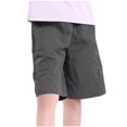 thumbnail image 7 of ATOGUTA Boy's Workout Shorts Size 3T-15 Kids Athletic Basketball Shorts Casual Elastic Waist Summer Clothes with Pockets Black, 7 of 7