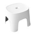 thumbnail image 1 of Bathroom Stool Multifunctional Portable Stable Shoe Changing Stool Shower Bench White, 1 of 8