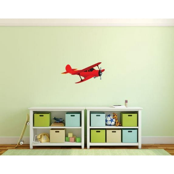 Do It Yourself Wall Decal Sticker Cartoon Toy Airplane Bedroom Bathroom Living Room Mural 30 X60"