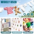 thumbnail image 3 of FUTUREORYY 50Pcs Spring Hanging Clip for Photo Display Transparent Mini Clothespins for General Users, 3 of 6