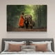 thumbnail image 4 of Hermoso póster de lienzo con arte de elefante y monje, decoración de dormitorio, paisaje deportivo, decoración de oficina, regalo, estilo marco, 16 x 24 pulgadas (40 x 60 cm), 4 of 8