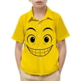 thumbnail image 2 of Piuwrlz Yellow Short Shirts Sleeve Toddler Boys Graphic polo Pocket Pullover T Shirts Yellow Size 5 Years, 2 of 9
