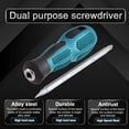 thumbnail image 4 of 6mm Dual Purpose Flat Head Phillips Screwdriver 100mm Long Flat Head Phillips Screwdriver for Professional and Home Use, 4 of 5