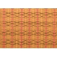 thumbnail image 1 of Ahgly Company Indoor Rectangle Abstract Orange Modern Area Rugs, 7' x 10', 1 of 4
