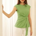 thumbnail image 5 of Womens Tops Short Sleeve Casual Printing s V Neck Loose T Shirt Blouse Tops Fashion Clothes Blouses Dressy Casual Women, 5 of 7