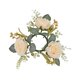 thumbnail image 1 of Anillos para velas, coronas, guirnaldas de velas, anillos para velas de flores de seda, candelabros, anillos, candelabros para festivales, sala de est Rosa, 1 of 8