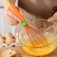 thumbnail image 2 of Whisks Plastic Handle Whisk Handle Manual Whisk Cream Whisk Dough, 2 of 8