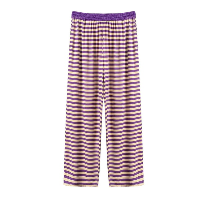 Hauts Sans Manches pour Femmes T-Shirt Imprimé Col Rond Sans Manches Ample Vêtements de Maison Hauts de Pyjama