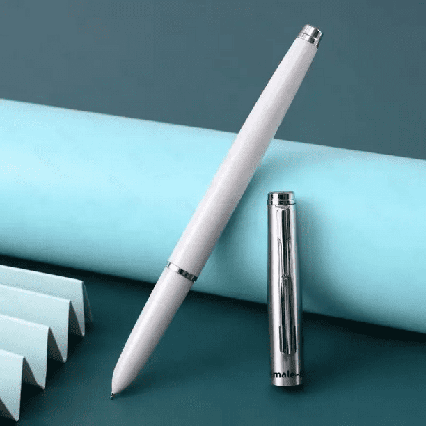 Pluma estilográfica clásica Hero 007, pluma original oficial de arte fino para estudiantes, pluma escolar especial de tres grados, estilo clásico