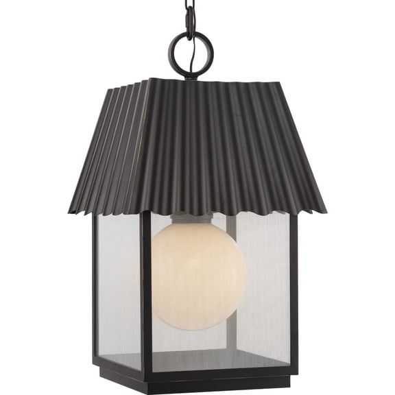 POINT DUME® Hook Pond Oil Rubbed Bronze Outdoor Hanging Lantern