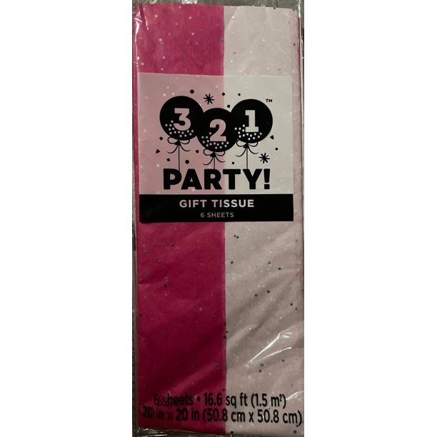 321 Party Gift Tissue Paper