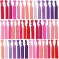 thumbnail image 1 of 79style 120 piezas de lazos para el cabello de tela elástica, lazos para el cabello con nudos, coleteros anudados, sin abolladuras, lazos para el cabello planos y suaves para niñas, accesorios para el, 1 of 5