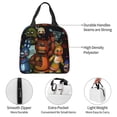 thumbnail image 5 of Saiise Five Nights At Freddy'S Print Lunch Box for Men Women Adults Lunch Bag for Office Work Picnic - Reusable Portable Lunchbox, 5 of 8