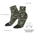 thumbnail image 6 of Pofeuu Flamingos And Palm Leaves Print 30cm Socks, Adult Running Hiking Socks for Youth and Adult, 6 of 7